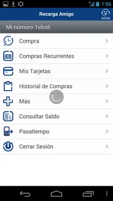 Telcel Recarga android App screenshot 4